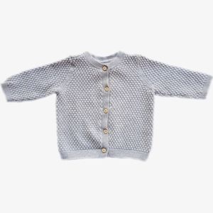 H&M Grey Cardigan 1-2M